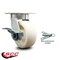 Service Caster 5 Inch Kingpinless Nylon Wheel Swivel Caster with Brake and Swivel Lock SCC SCC-KP30S520-NYR-SLB-BSL - alternate 3